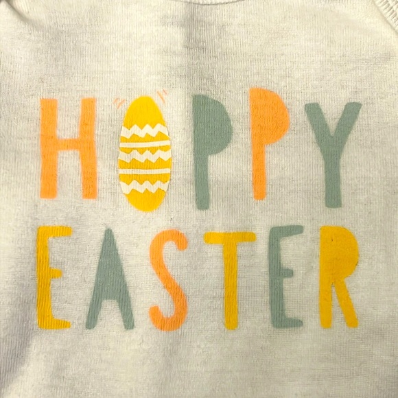 HOPPY EASTER Newborn 2 piece outfit * Short Sleeve Onesie * pair of Long Pants * - Picture 2 of 12